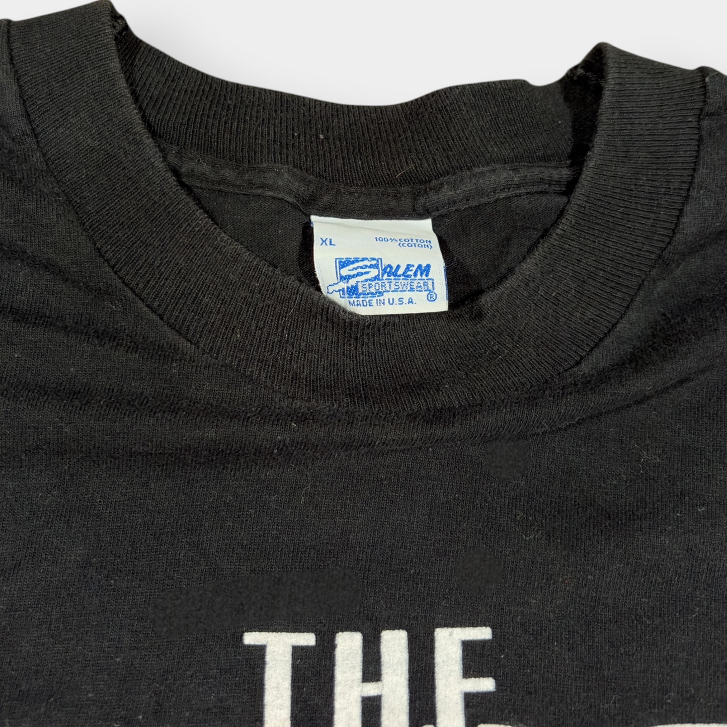 SALEM SPORTS | 1990s VINTAGE MICHAEL JORDAN “THE MAN IS BACK” GRAPHIC SINGLE STITCH TEE (XL)