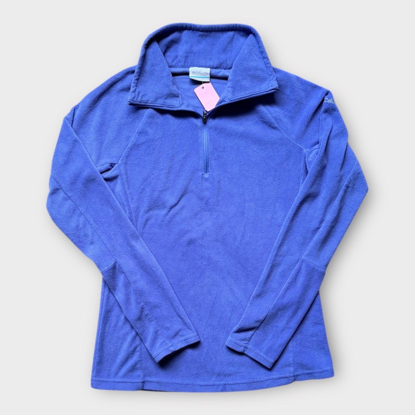 COLUMBIA WOMEN'S 1/4 ZIP FLEECE SWEATSHIRT (M)