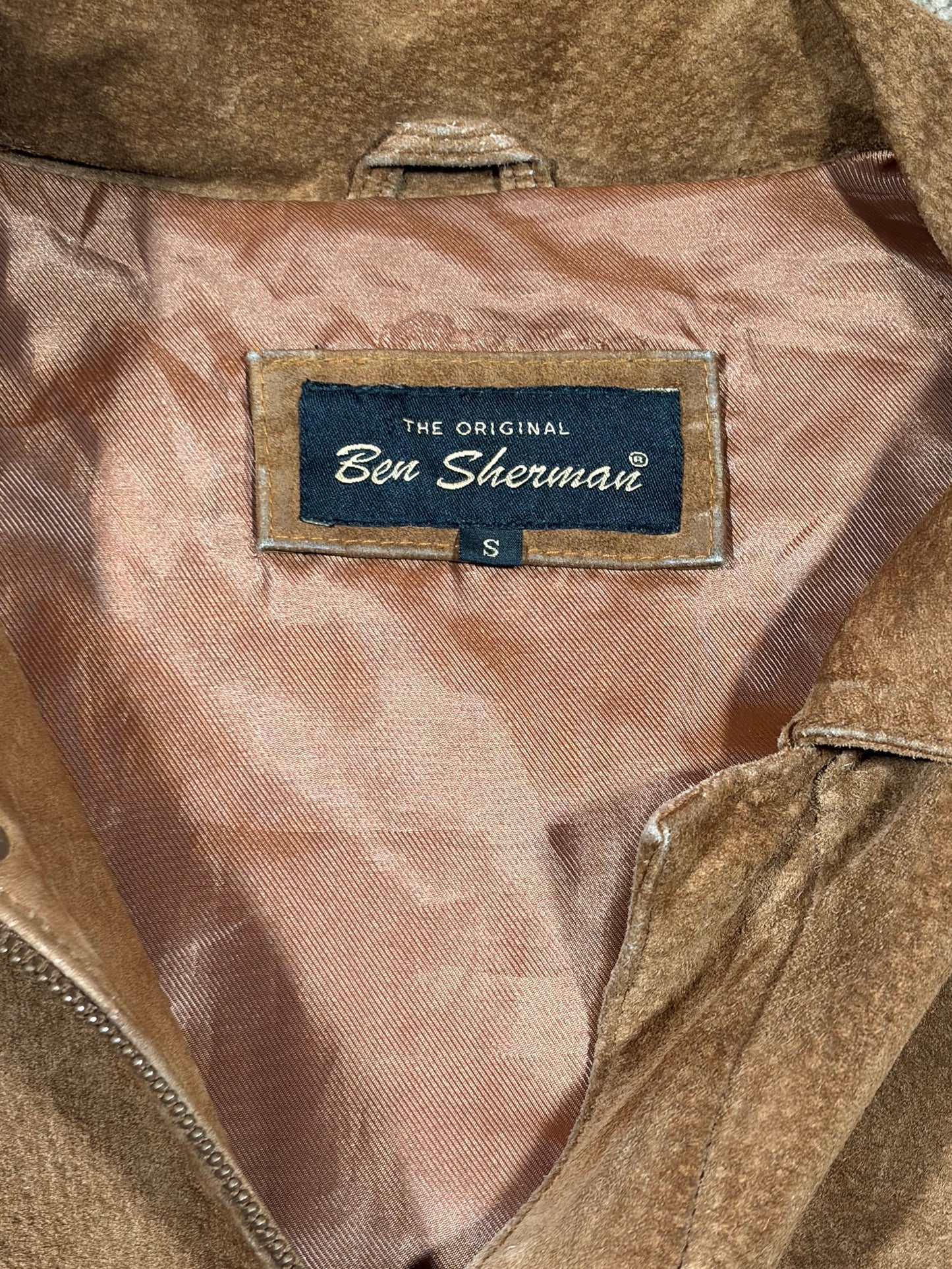BEN SHERMAN 1990s SUEDE JACKET (S)