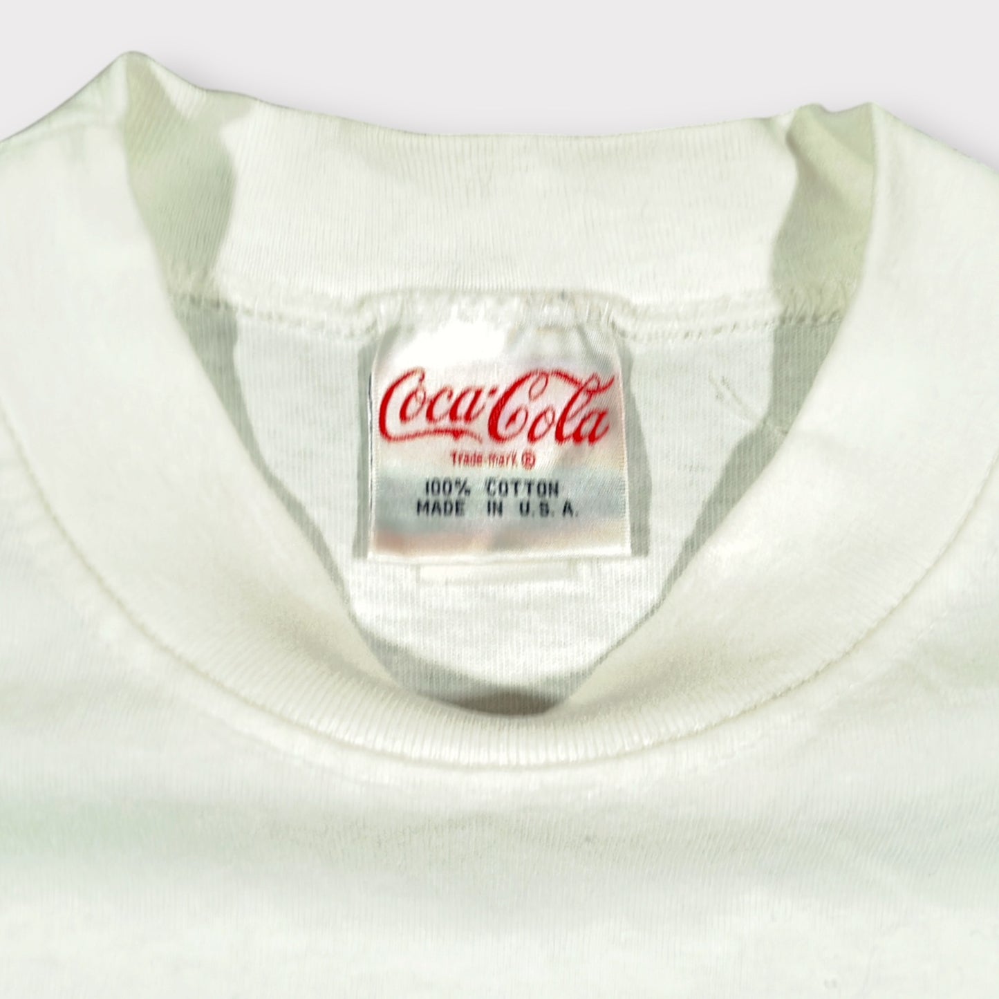 COCA COLA | 1990 THE WORLD OF COCA COLA ATLANTA SINGLE STITCH GRAPHIC TEE (S)