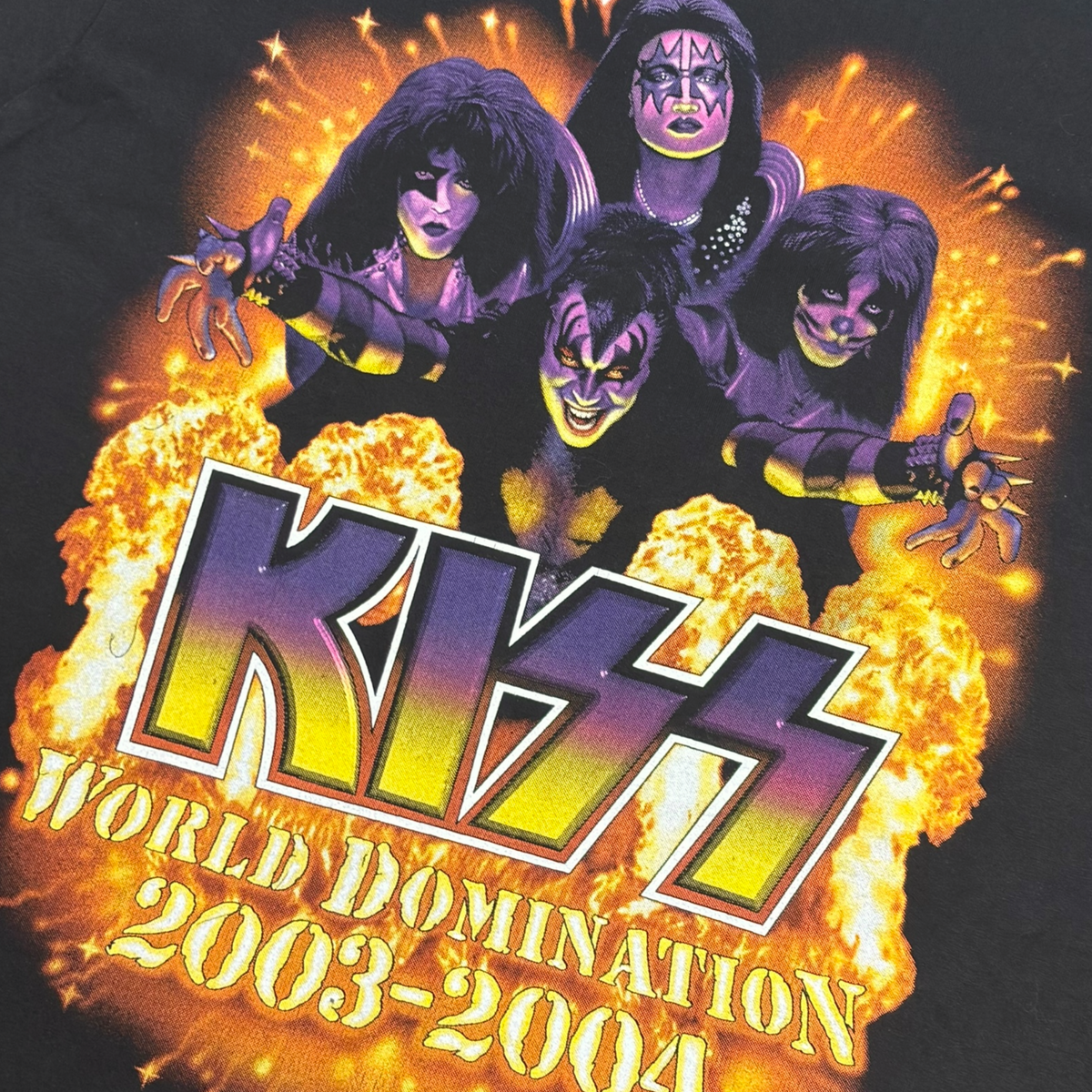KISS 2003-04 WORLD DOMINATION TOUR T-SHIRT (M)