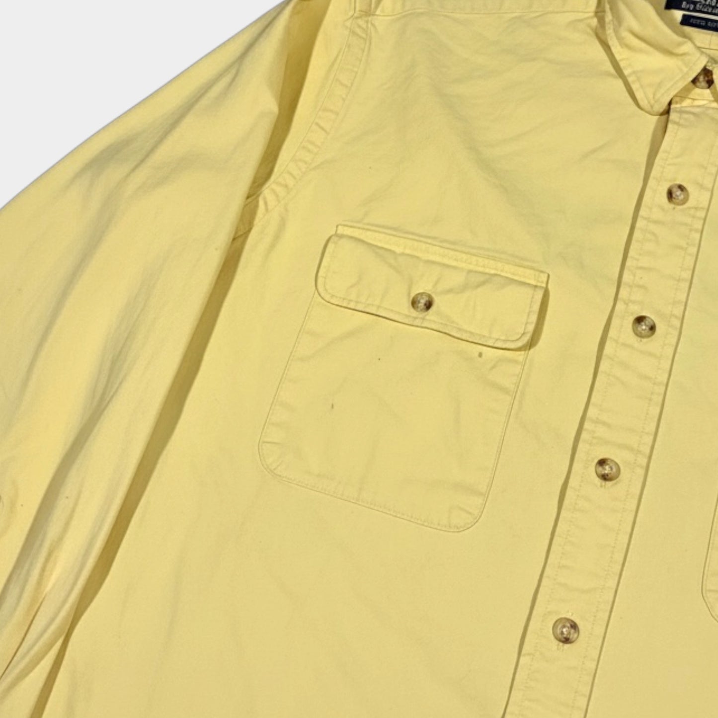 RALPH LAUREN | Rare Vintage 1992 Sportsman License Fishing Bass Button Up Shirt (M)