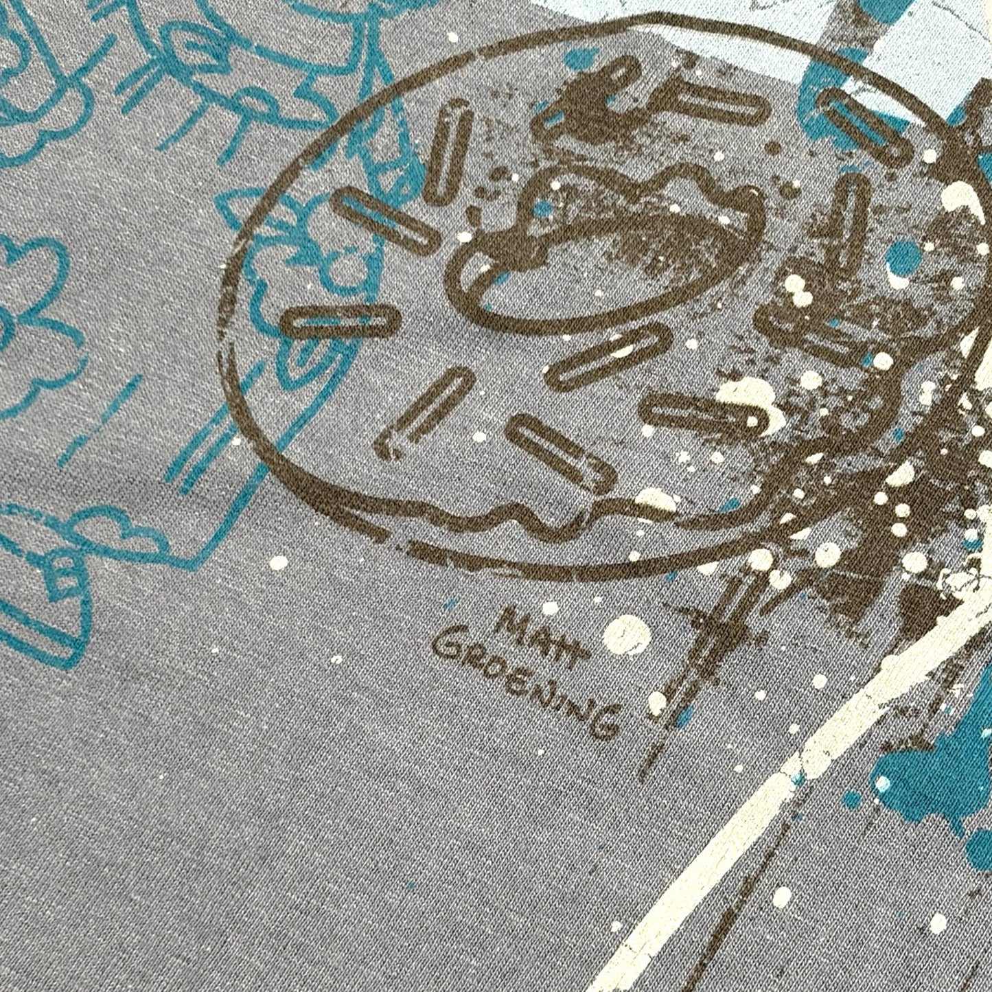 THE SIMPSONS | UNIVERSAL STUDIOS Y2K GRAPHIC PRINT TEE (L)