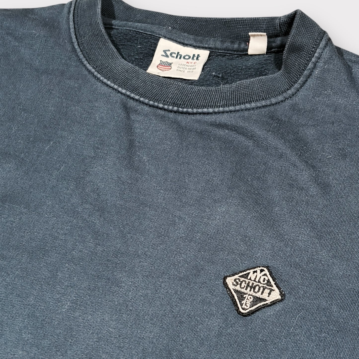 SCHOTT | NYC PLAIN VINTAGE SWEATSHIRT (L)