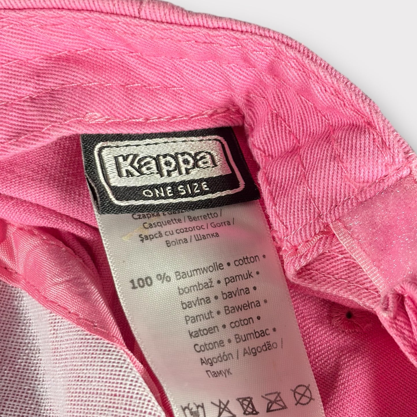 KAPPA | PINK EMBROIDERED CAP (ONE SIZE)
