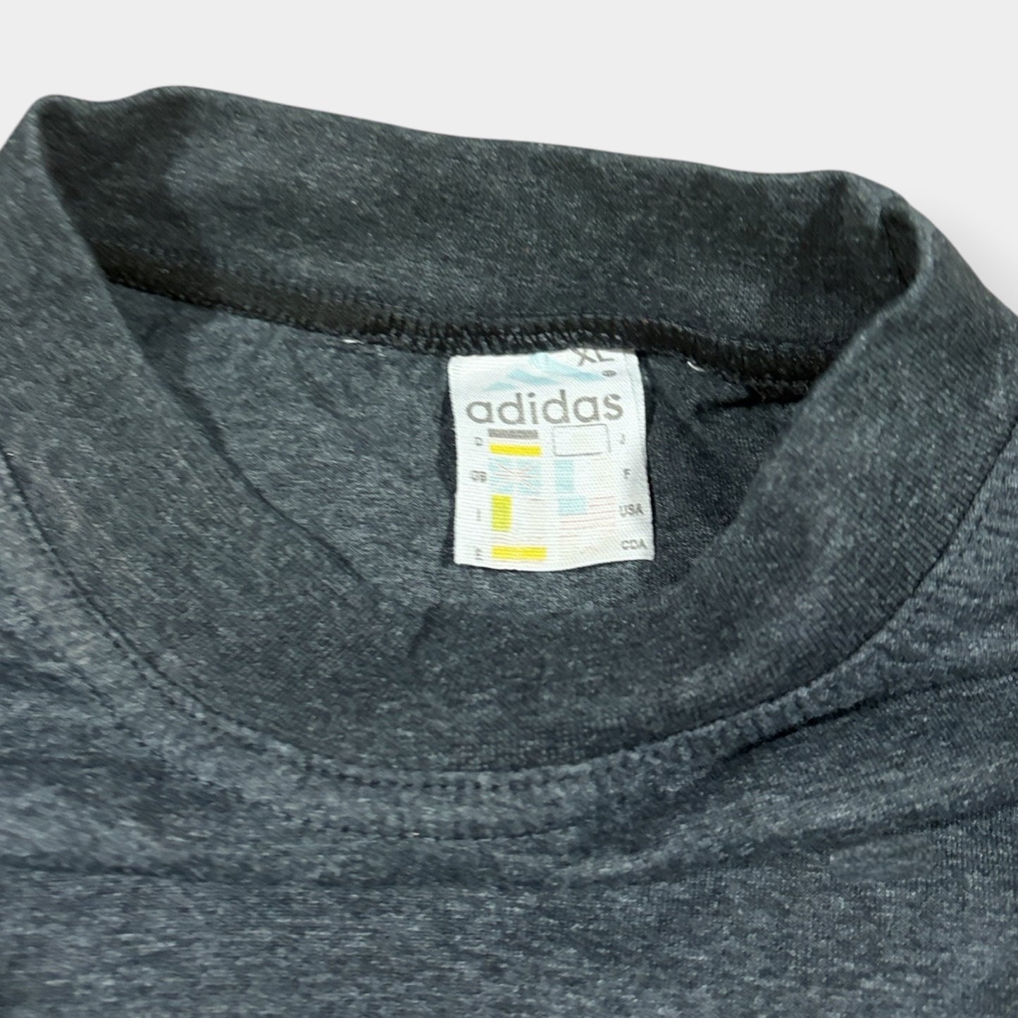 ADIDAS | 1990s VINTAGE GREY TEE (XL)