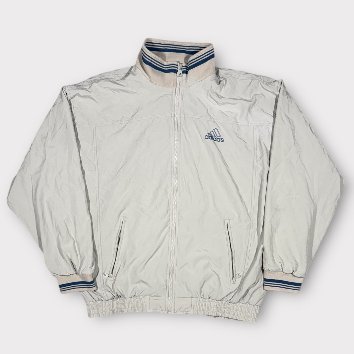 ADIDAS 90s VINTAGE TRACK JACKET (L)