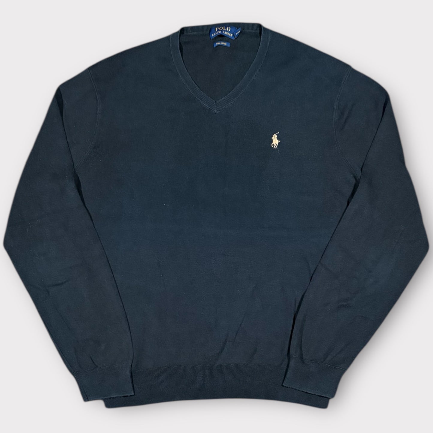 POLO RALPH LAUREN PIMA COTTON JUMPER (L)