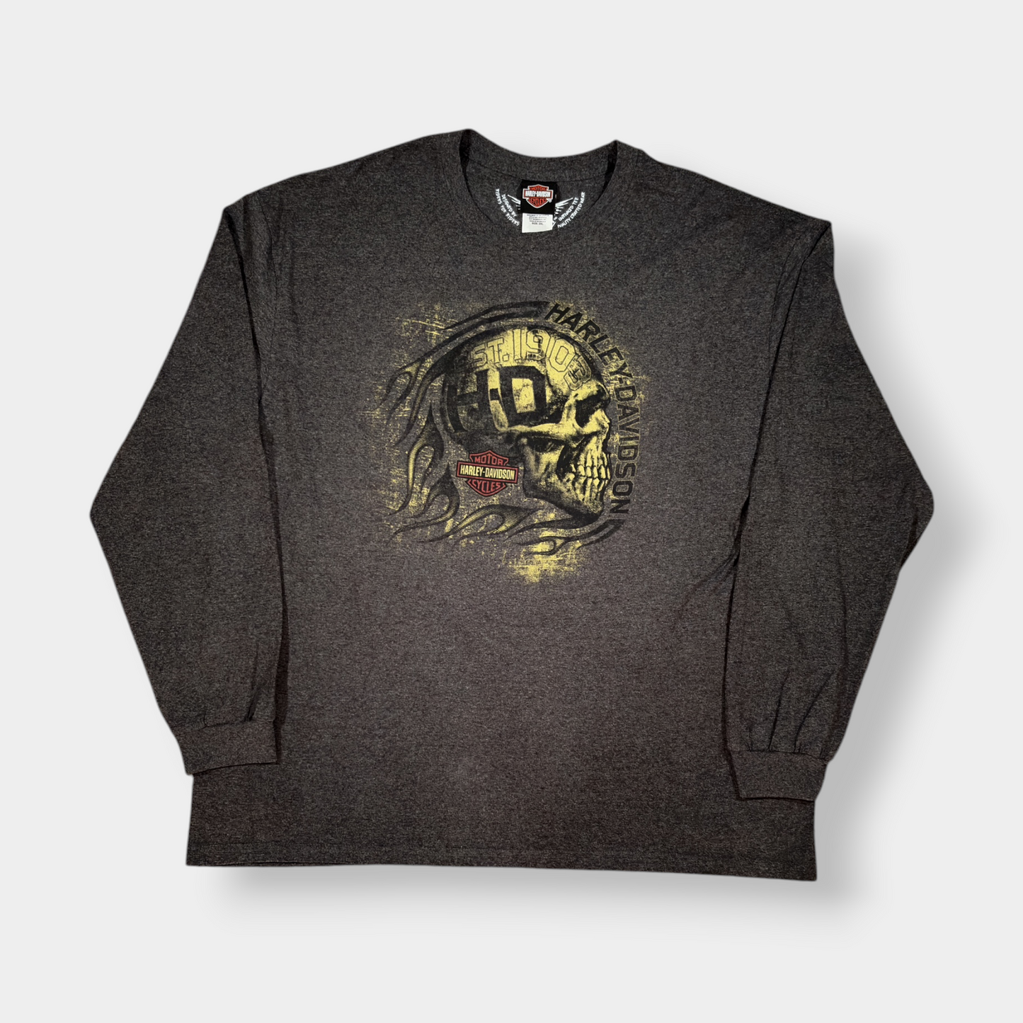 HARLEY DAVIDSON | 2013 WARR'S LONDON LONG SLEEVE GRAPHIC TEE (XXL)