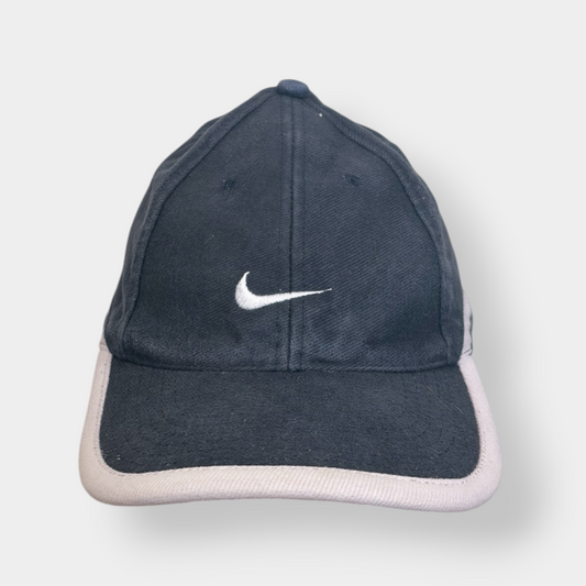 NIKE | NAVY VINTAGE SWOOSH BASEBALL CAP.
