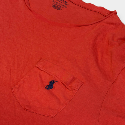 RALPH LAUREN | 00s VINTAGE CORAL T-SHIRT (XL)