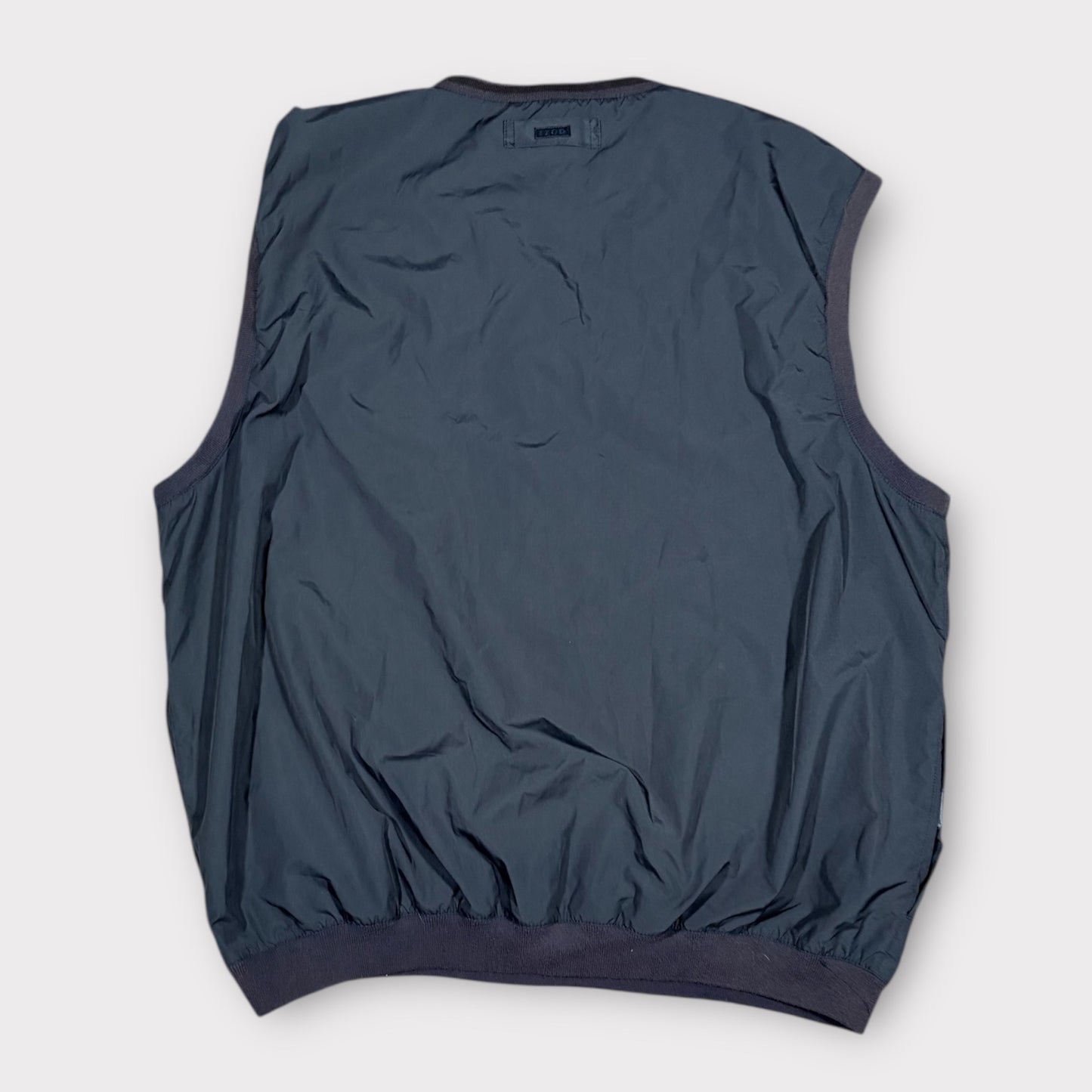 IZOD | 90s VINTAGE WINDBREAKER SLEEVELESS SWEATSHIRT (XL)