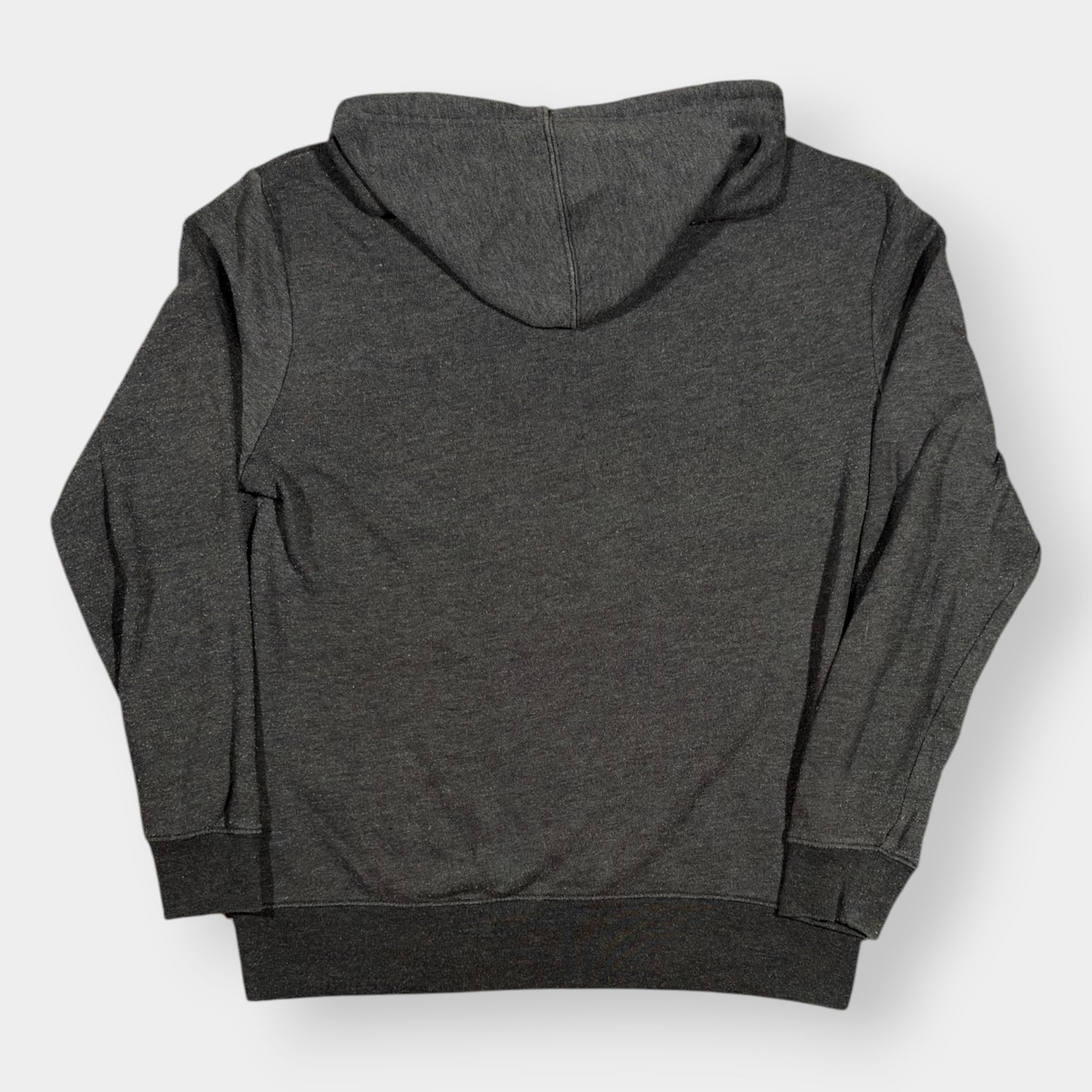 GAP | 00s VINTAGE GREY EMBROIDERED USA SPELLOUT HOODIE (L)