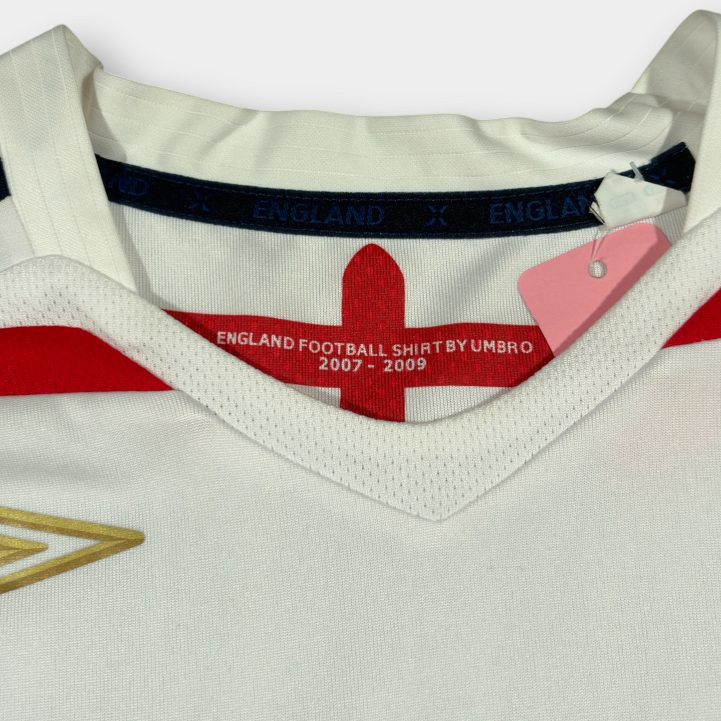 UMBRO | 2007-09 ENGLAND HOME JERSEY (L)