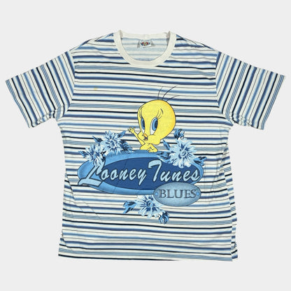 LOONEY TUNES | 1995 TWEETY PIE GRAPHIC STRIPE TEE (XXL)