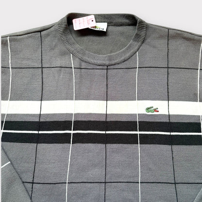LACOSTE 90s VINTAGE PATTERNED JUMPER (L)