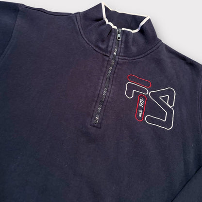 FILA | QUARTER ZIP EMBROIDERED SWEATSHIRT (XL)