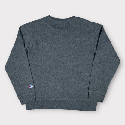 CHAMPION EMBROIDERED SPELLOUT SWEATSHIRT (XL)