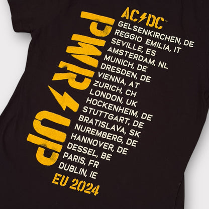 AC/DC 2024 PWR UP EUROPEAN TOUR WOMEN'S T-SHIRT (M)