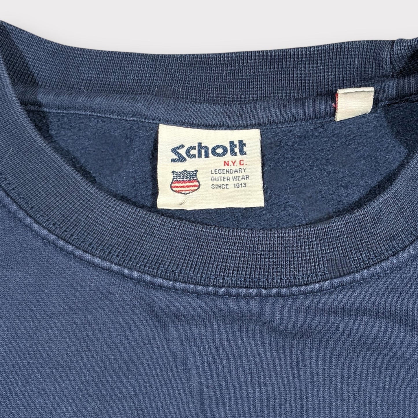 SCHOTT | NYC PLAIN VINTAGE SWEATSHIRT (L)