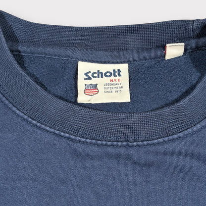 SCHOTT | NYC PLAIN VINTAGE SWEATSHIRT (L)