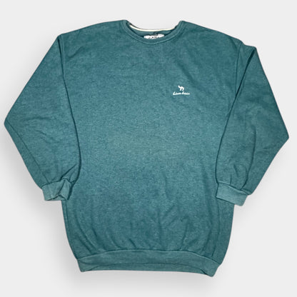 CAMEL | 90s VINTAGE KNITTED SWEATSHIRT (XL)