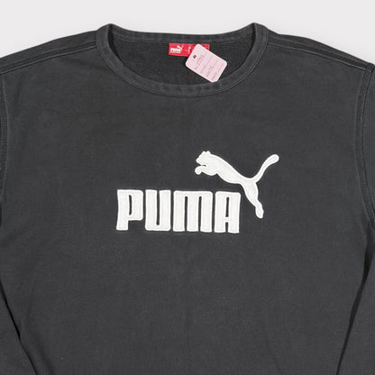 PUMA EMBROIDERED SPELLOUT SWEATSHIRT (M)