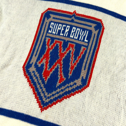 NFL x CLIFF ENGLE | 90s VINTAGE SUPERBOWL XXV KNITTED JUMPER (L)