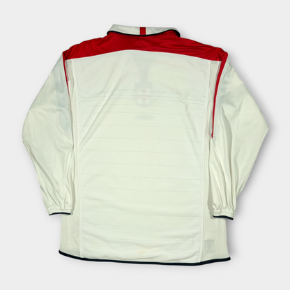 UMBRO | 2003-05 ENGLAND LONG SLEEVE HOME JERSEY (L)