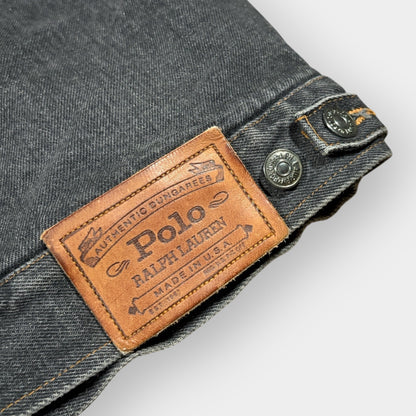 RALPH LAUREN | RARE 1980s BLACK DENIM JACKET (L)