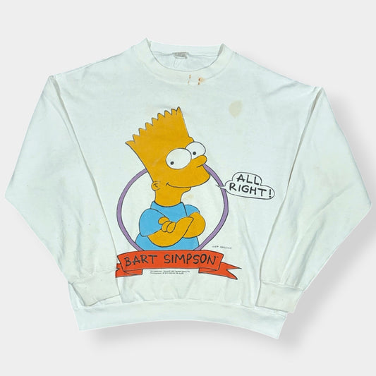 THE SIMPSONS | 1990s THRASHED BART SIMPSON SWEATSHIRT (M)