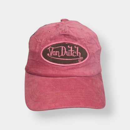 VON DUTCH | Y2K VINTAGE PINK TRUCKER CAP