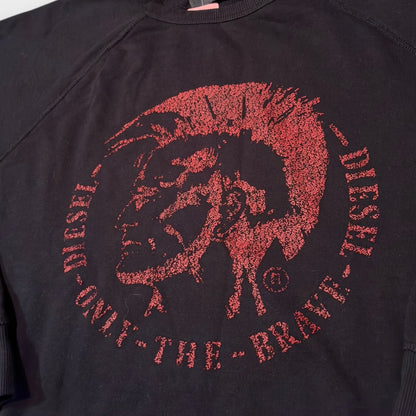 DIESEL 00s ONLY THE BRAVE GRAPHIC SWEATSHIRT (L)