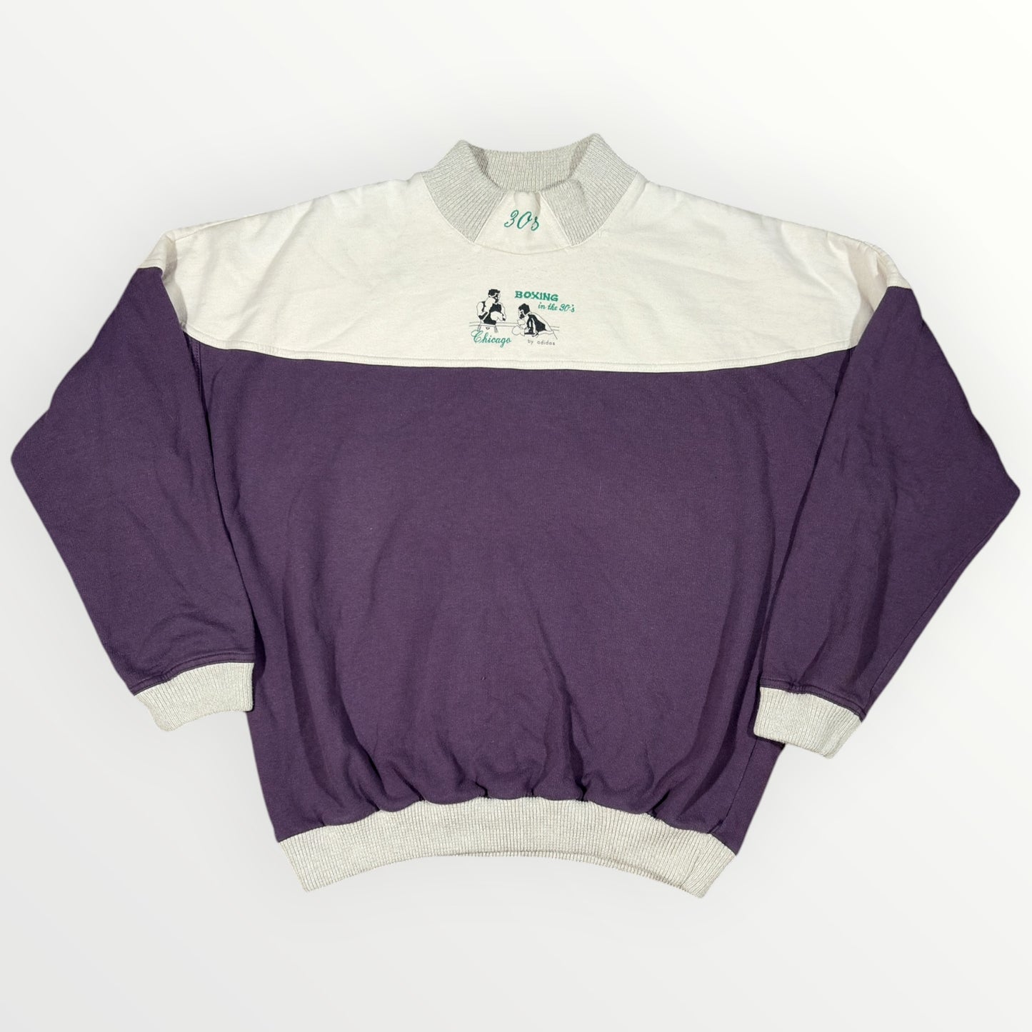 ADIDAS | 80S BOXING PURPLE SWEATSHIRT (M)