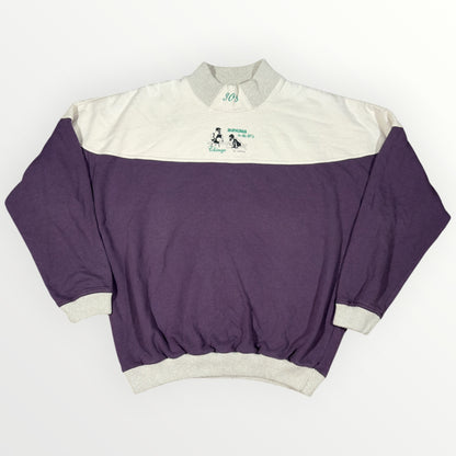 ADIDAS | 80S BOXING PURPLE SWEATSHIRT (M)