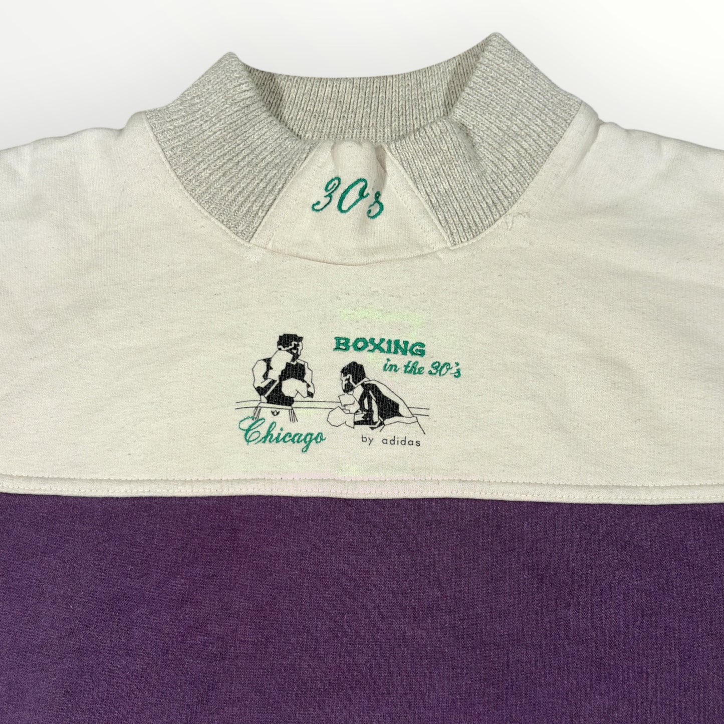ADIDAS | 80S BOXING PURPLE SWEATSHIRT (M)