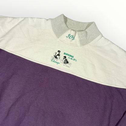 ADIDAS | 80S BOXING PURPLE SWEATSHIRT (M)