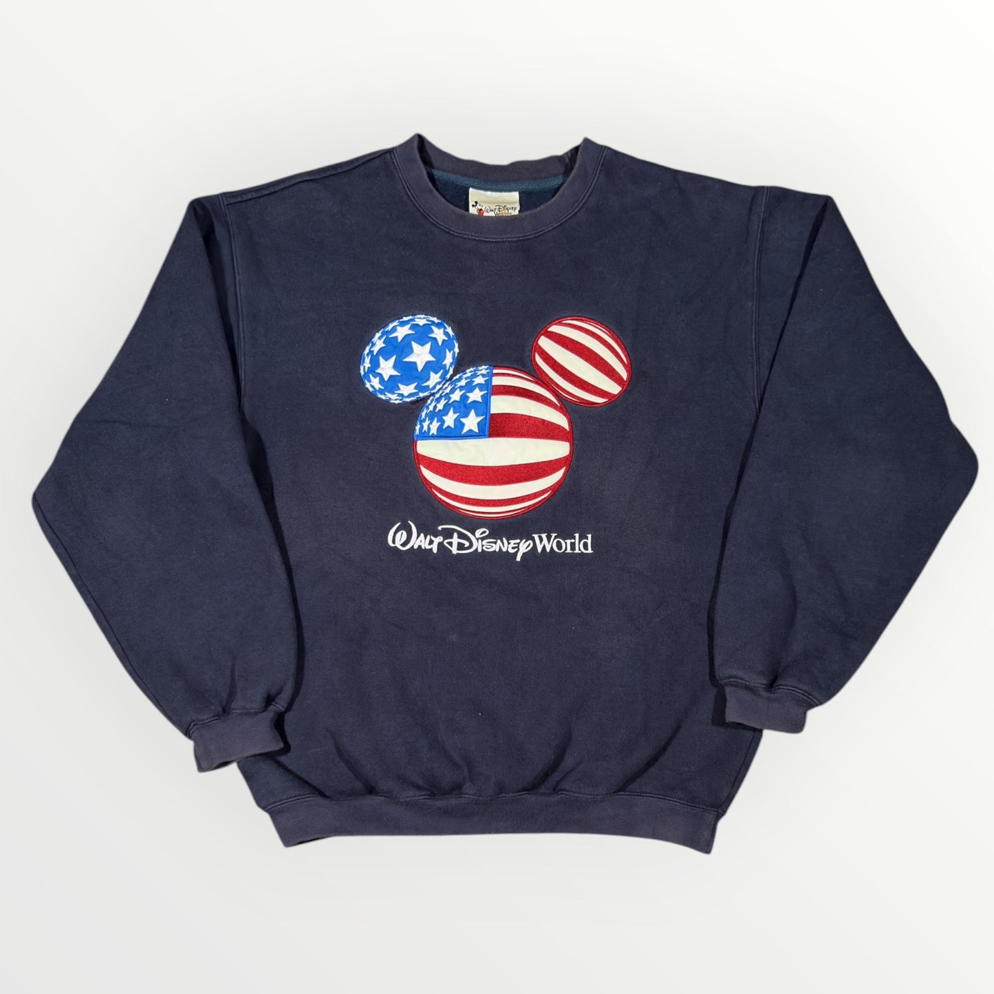 DISNEY | MICKEY MOUSE DISNEYWORLD USA NAVY SWEATSHIRT (S)