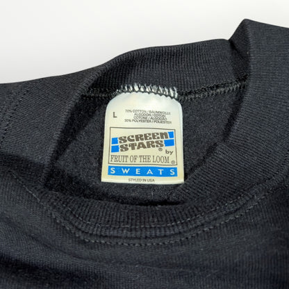 GUINNESS X SCREEN STARS | 90s BLACK SWEATSHIRT (L)