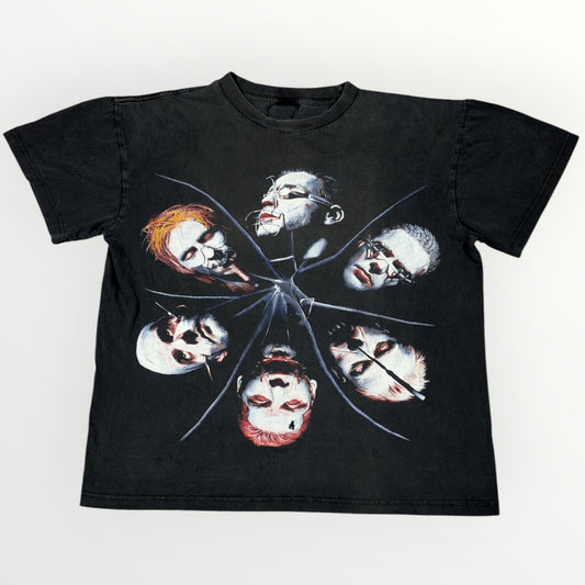 RAMMSTIEN | 1998 SEHNSUCHT GREY GRAPHIC BAND TEE (M)