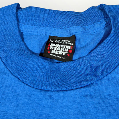 SCREEN STARS | LONG SLEEVE BLUE KARR TEE (XL)