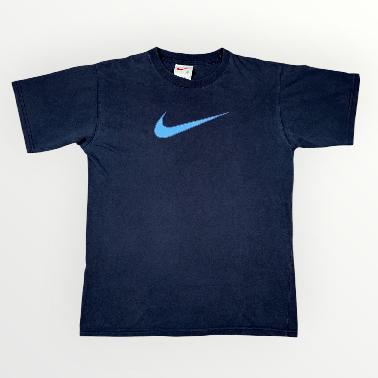 NIKE | 90s NAVY TEE WITH BLUE SWOOSH (XL)