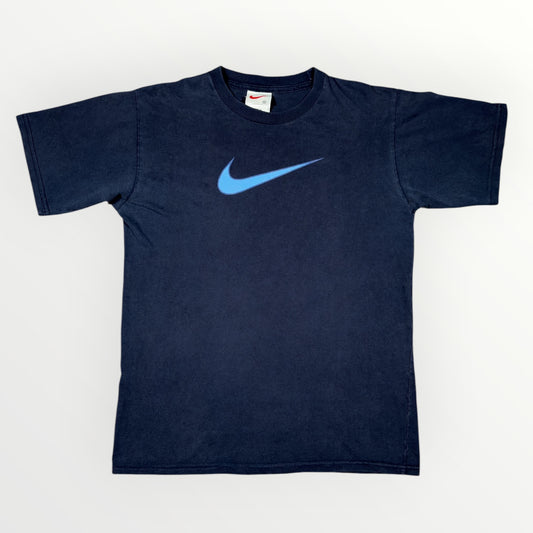 NIKE | 90s NAVY TEE WITH BLUE SWOOSH (XL)