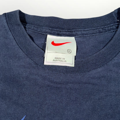 NIKE | 90s NAVY TEE WITH BLUE SWOOSH (XL)