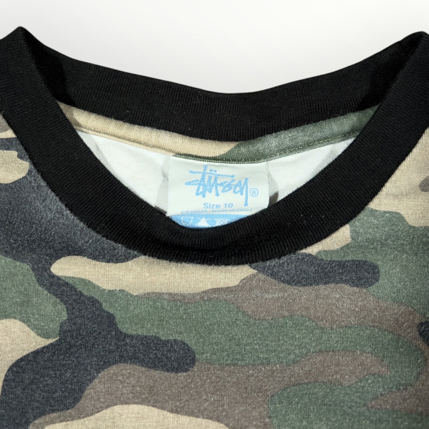 STUSSY | CAMOFLAUGE MINI T-SHIRT DRESS (UK10)