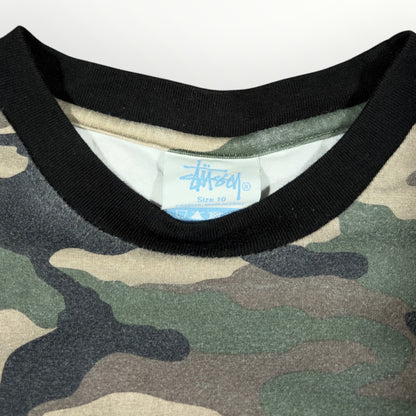 STUSSY | CAMOFLAUGE MINI T-SHIRT DRESS (UK10)