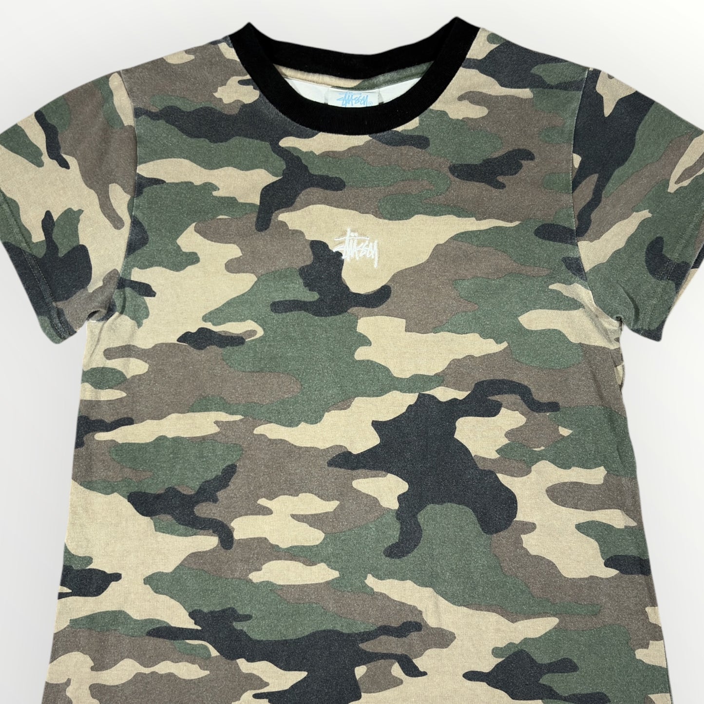 STUSSY | CAMOFLAUGE MINI T-SHIRT DRESS (UK10)
