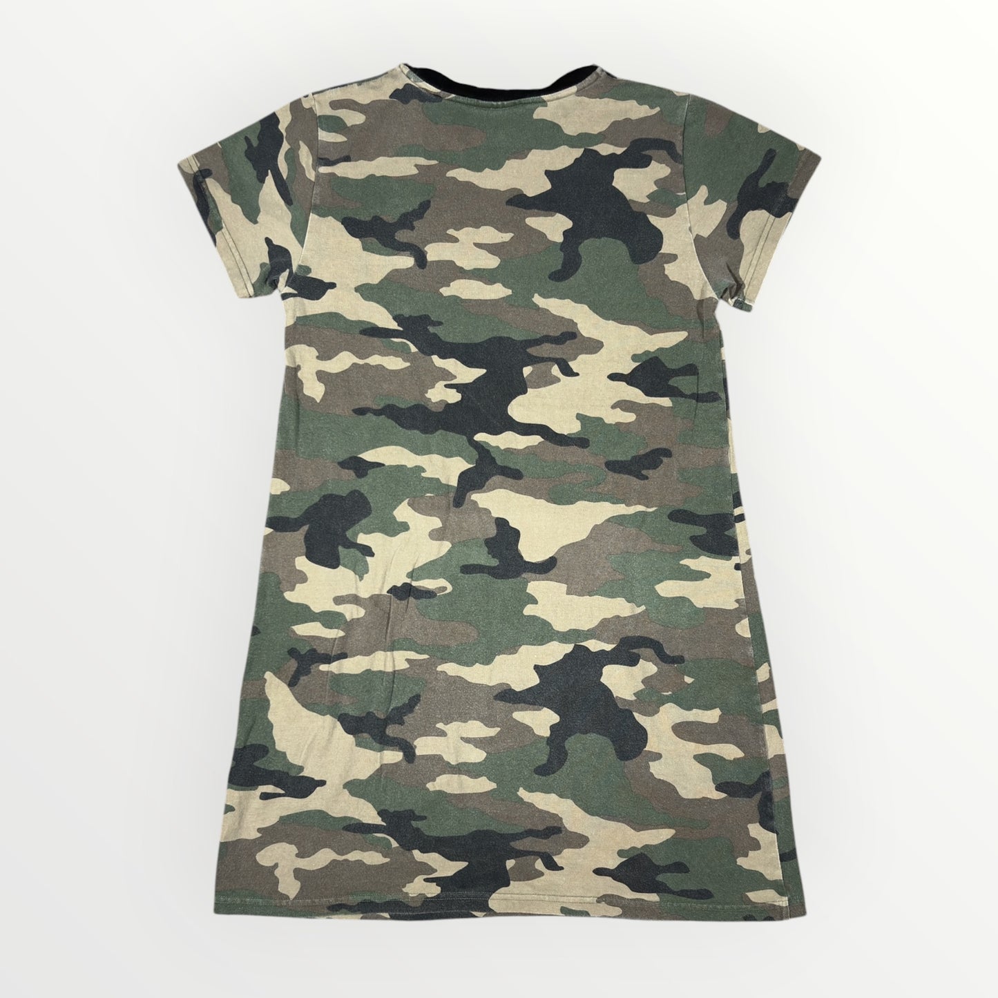 STUSSY | CAMOFLAUGE MINI T-SHIRT DRESS (UK10)