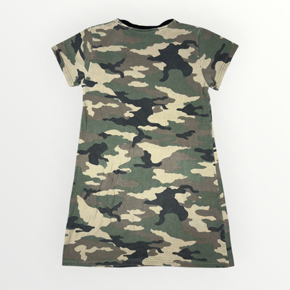 STUSSY | CAMOFLAUGE MINI T-SHIRT DRESS (UK10)