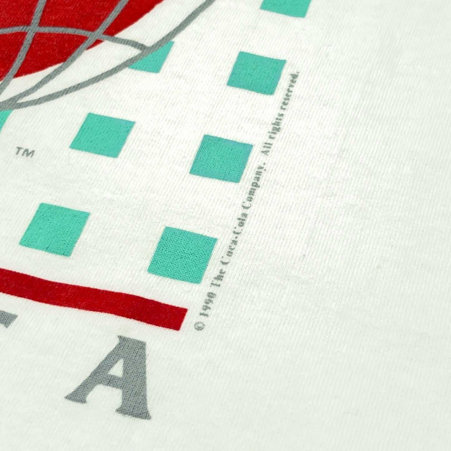 COCA COLA | 1990 THE WORLD OF COCA COLA ATLANTA SINGLE STITCH GRAPHIC TEE (S)